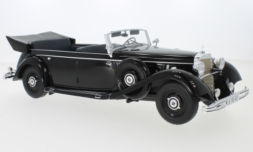 Mercedes-Benz 770 (W150) Cabriolet 1938 Zwart - 1:18